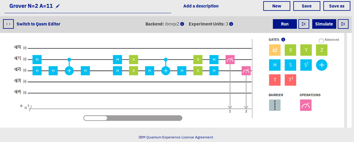 Compositor de IBM Q Experience