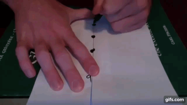 Nine dots puzzle solved with 1 line
